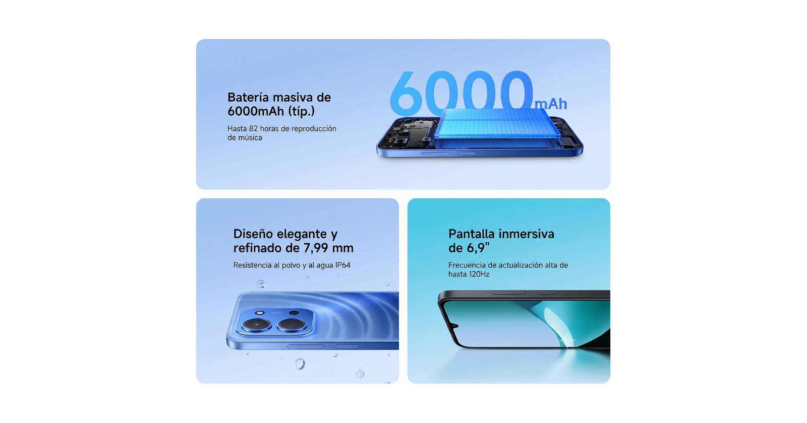 Celular Xiaomi Redmi 15C 256GB - 8GB - 50MP - Negro de Medianoche - Foto 5