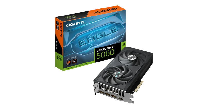 Tarjeta de Video Gigabyte NVIDIA GeForce RTX 5060 EAGLE OC 8GB