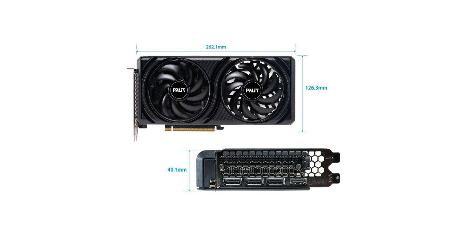 Tarjeta de Video Palit NVIDIA GeForce RTX 5060 Infinity 2 OC 8GB - Foto 3