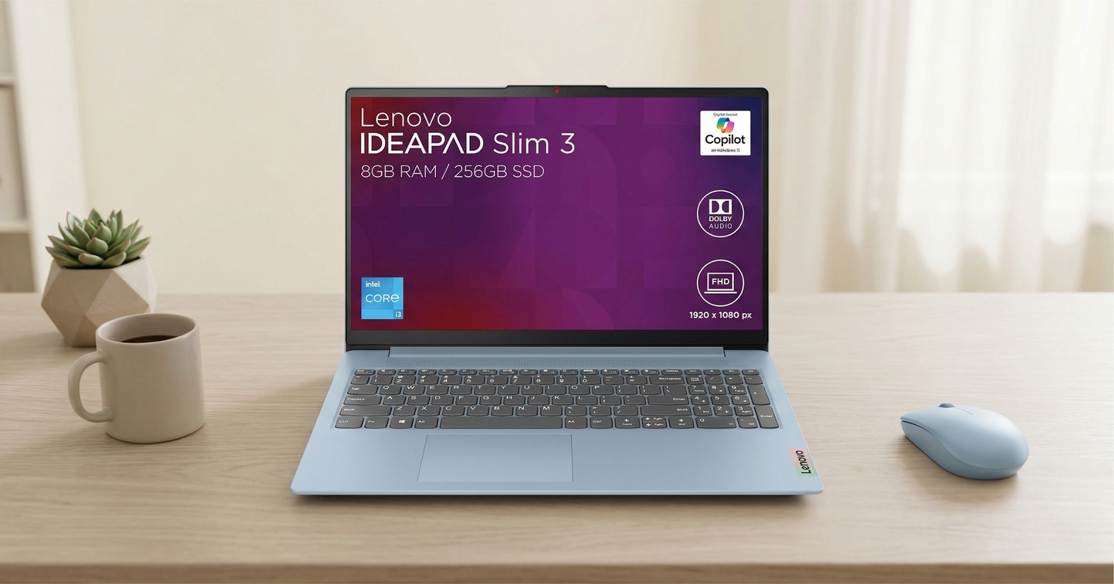 Notebook Lenovo IdeaPad Slim 3 15IAN8 15.6" FHD - Core i3 N305 - 8Gb - 512Gb - Win11 - Foto 4