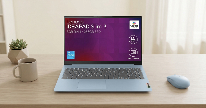 Notebook Lenovo IdeaPad Slim 3 15IAN8 15.6" FHD - Core i3 N305 - 8Gb - 256Gb - Win11