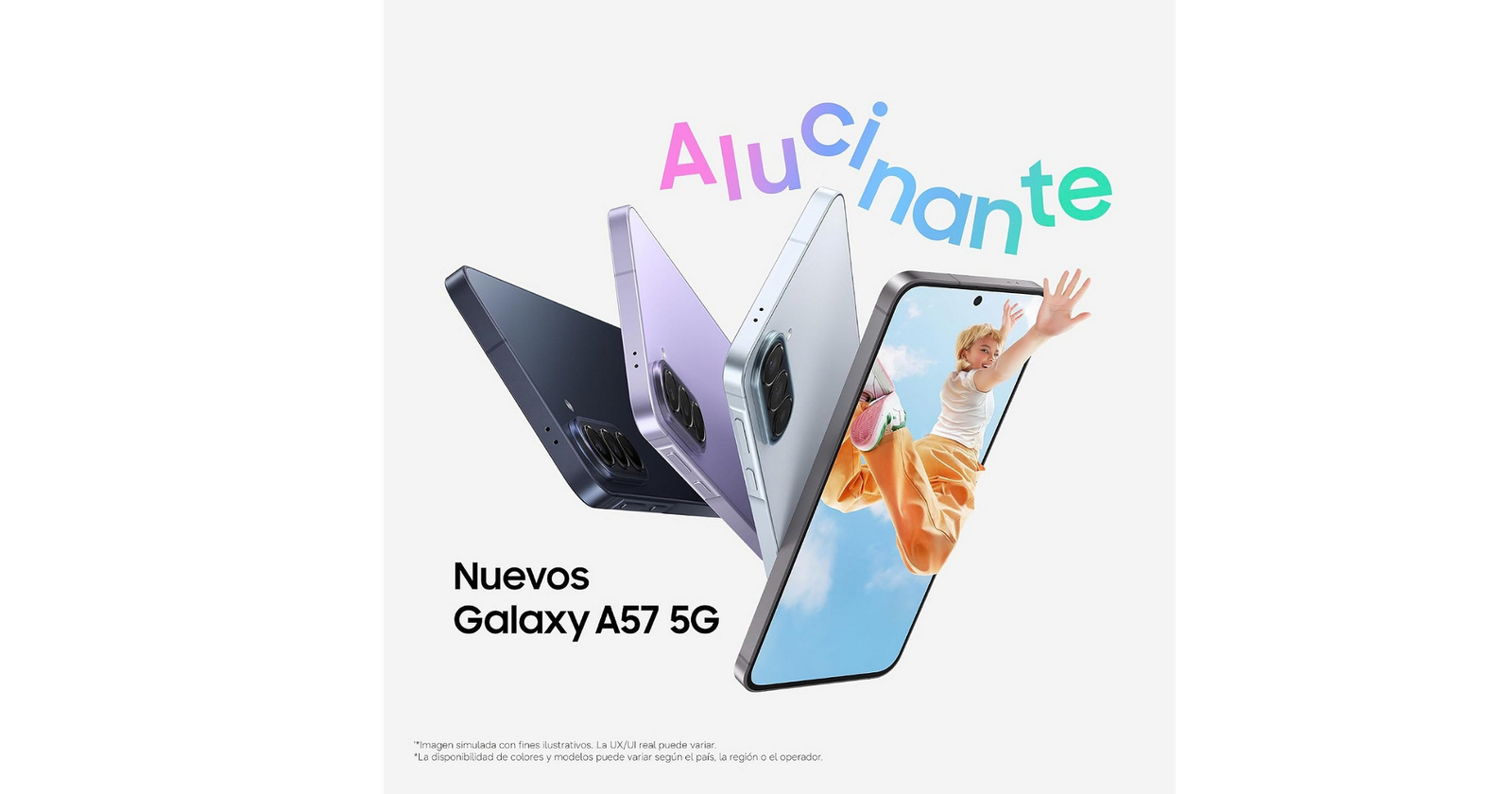 Celular Samsung Galaxy A57 5G 256GB - 8GB - 50MP - Lila - Foto 2