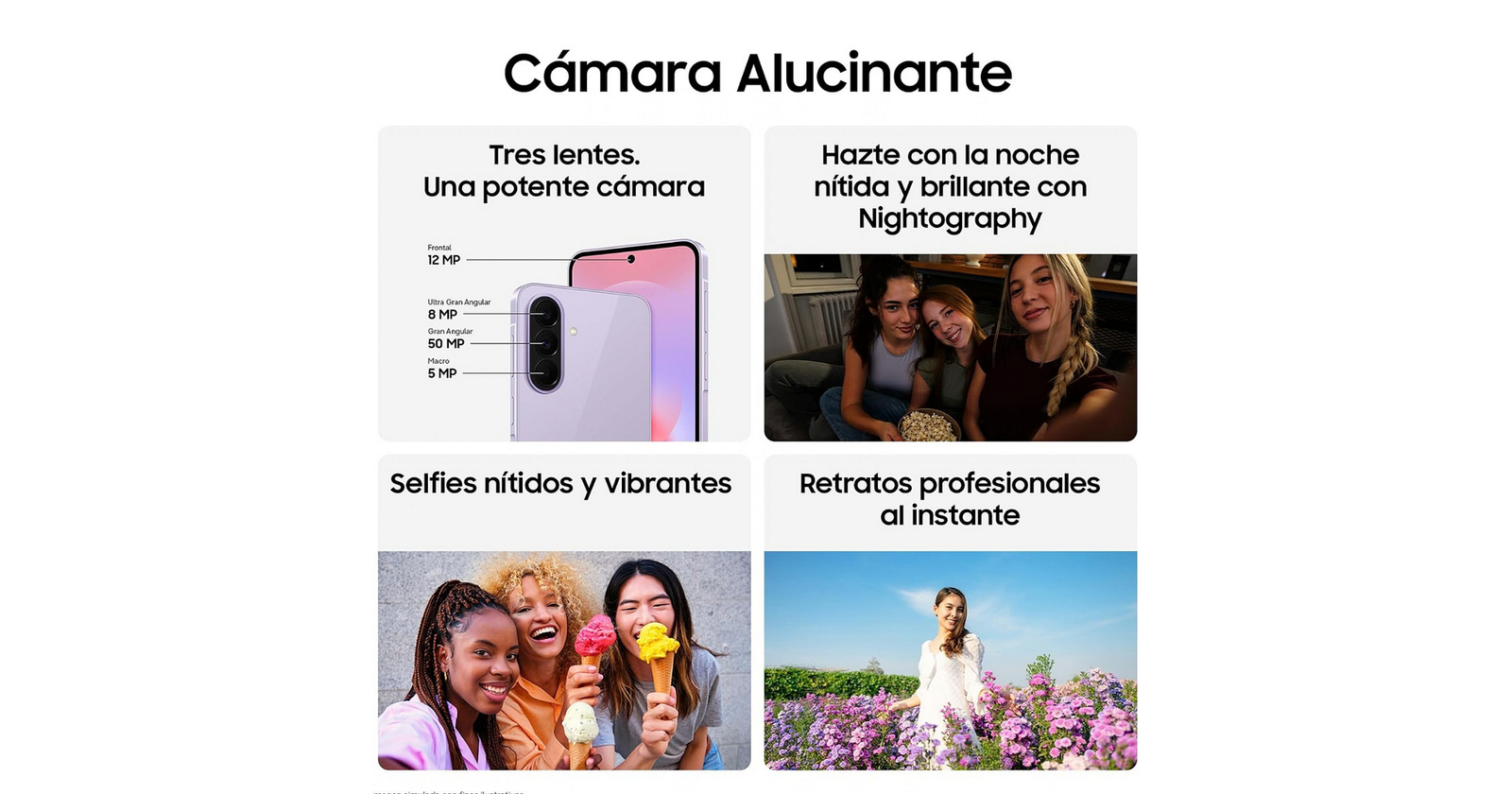 Celular Samsung Galaxy A37 5G 256GB - 8GB - 50MP - Carbón - Foto 4