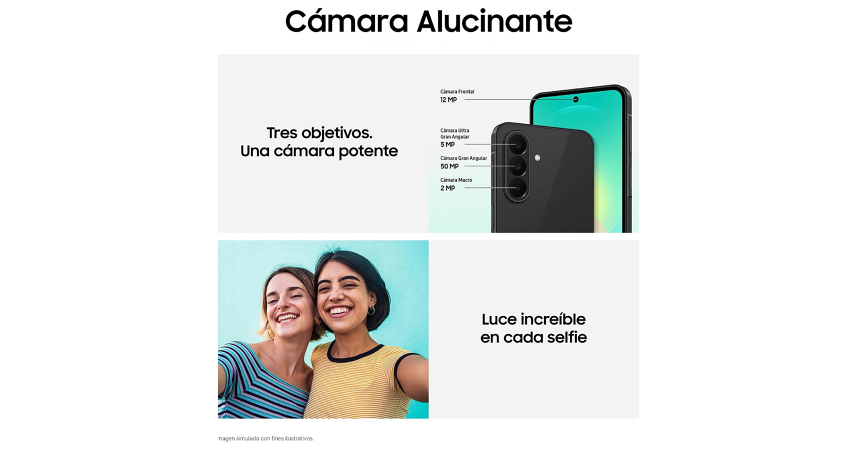 Celular Samsung Galaxy A27 5G 256GB - 8GB - 50MP - Negro _ FotoThumb