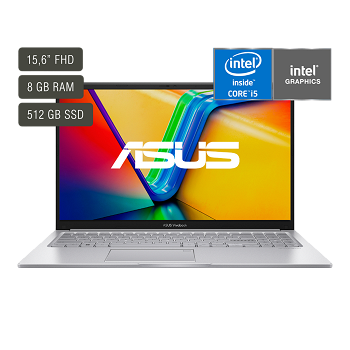 Notebook Asus Vivobook X1504ZA 15,6" FHD - Core I5 - 8Gb - 512Gb - Win11 Pro _ Foto