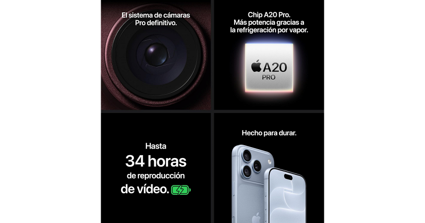Apple iPhone 18 Pro Max 256GB - 48MP - ESim - Negro _ FotoThumb