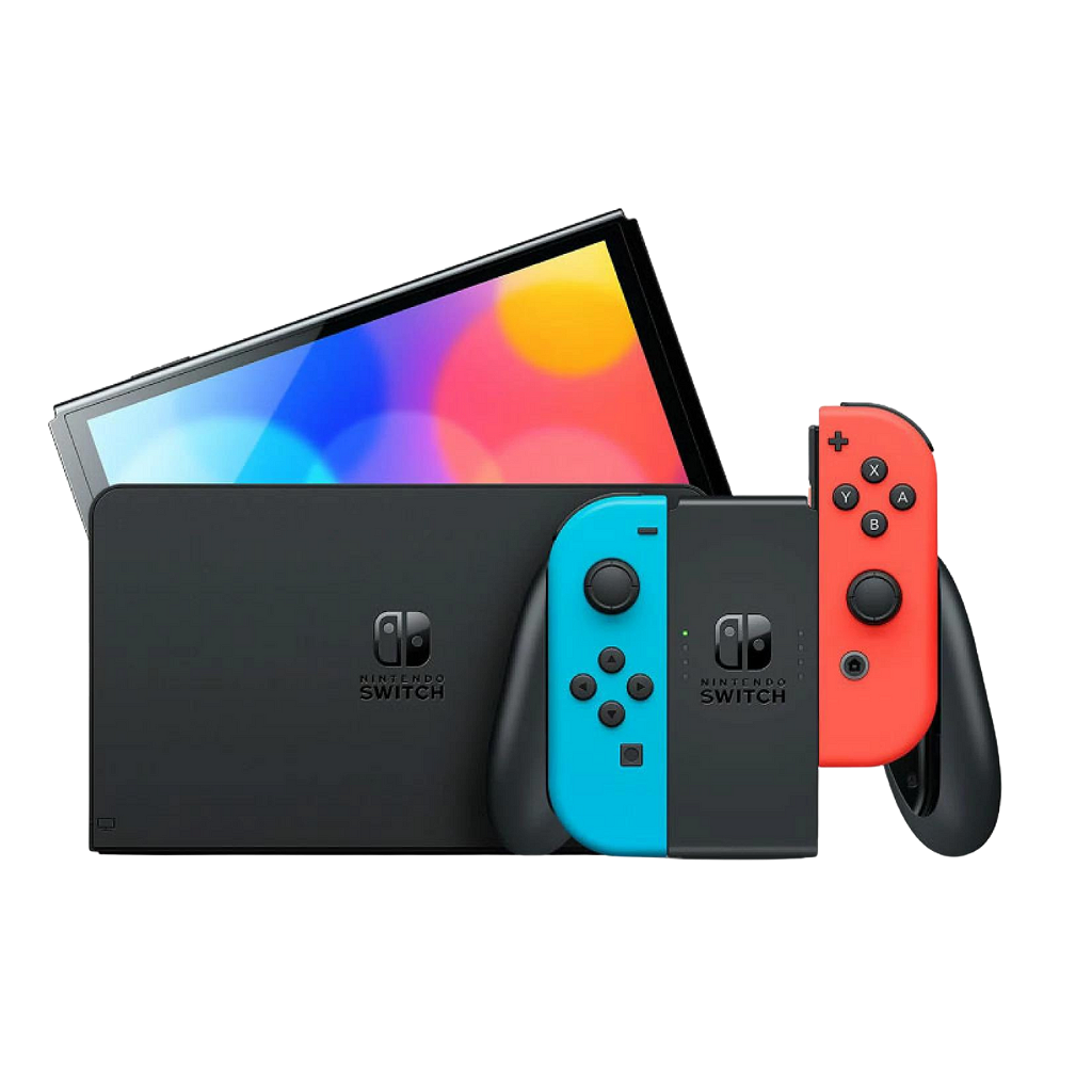 Consola Portátil Nintendo Switch Oled Stardard 7" - 64GB - Azul Y Roja _ Foto