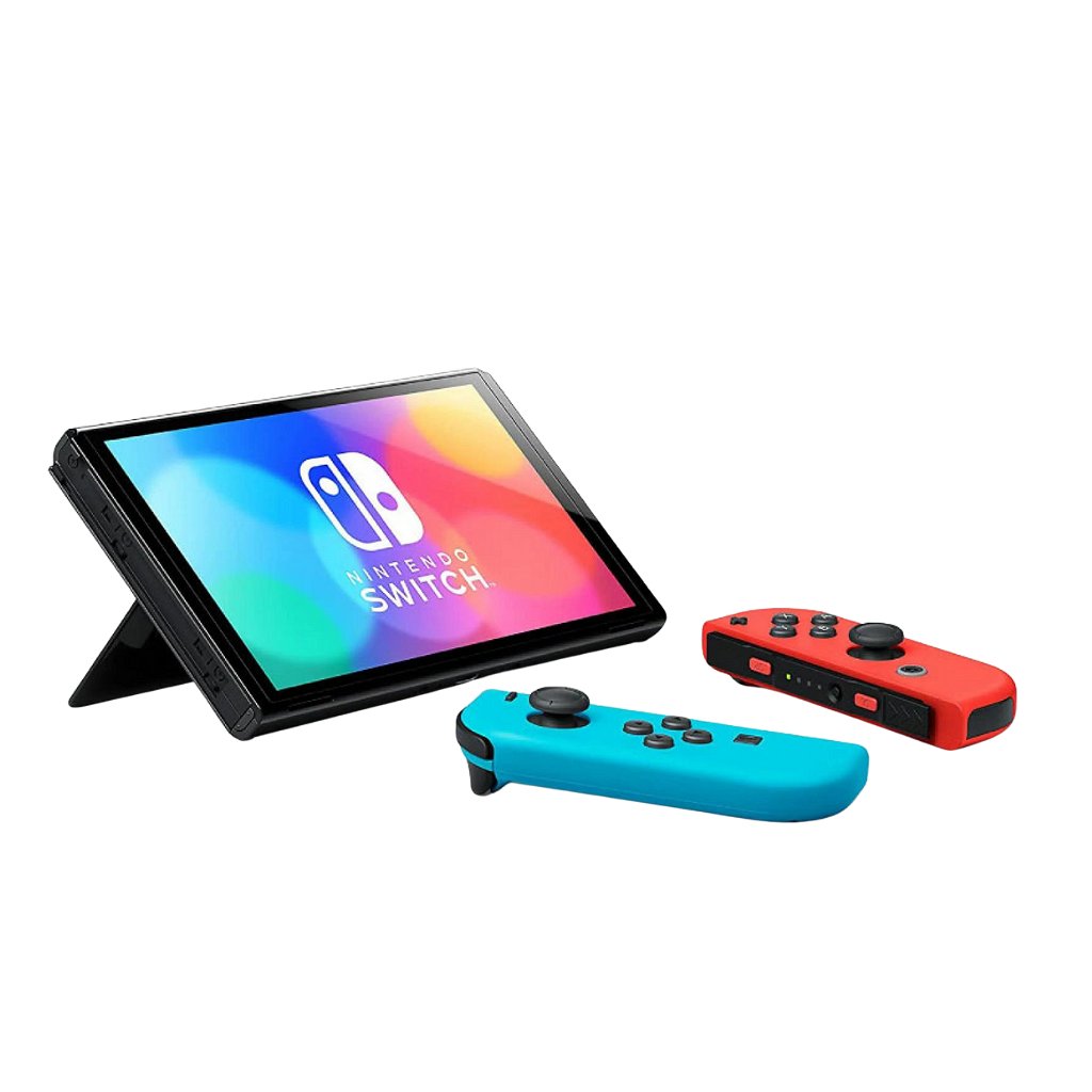 Consola Portátil Nintendo Switch Oled Stardard 7" - 64GB - Azul Y Roja _ Foto