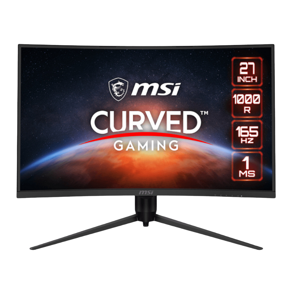 Monitor Gamer Curvo Msi Oprtix G2412 27" - 1440p - 165Hz _ Foto