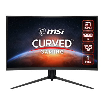 Monitor Gamer Curvo Msi Oprtix G2412 27" - 1440p - 165Hz _ Foto