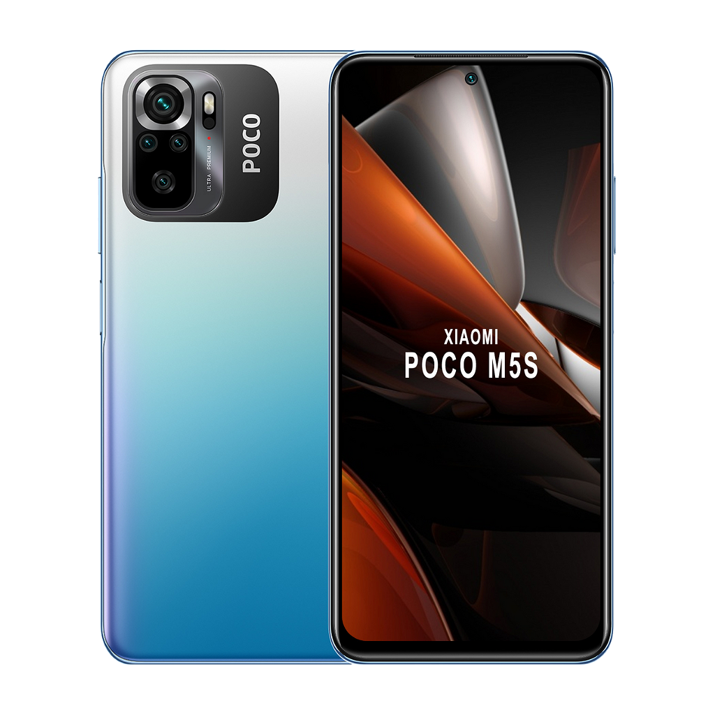 Celular Xiaomi Poco M5s 128GB, 6.43, color azul