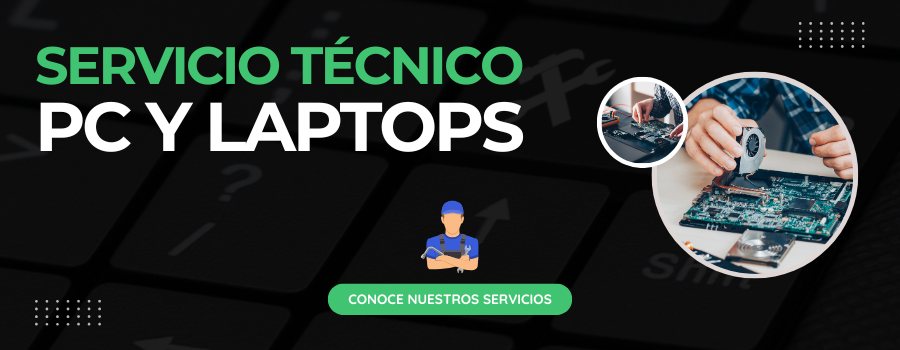 Reparación de pc y laptops. Conoce nuestros servicios.
